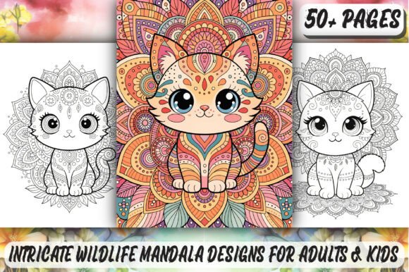 Download Intricate Wildlife Mandala Coloring Page - Intricate Collection