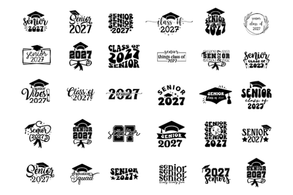Download 30 Senior 2027 SVG PNG JPG Bundle - Jpg bundle Collection